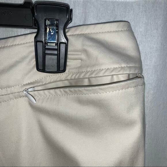 Venezia Women’s Khaki Chino Pants Size 14 Comfortable Relaxed Fit Stretch - Picture 3 of 6